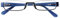 I NEED YOU ANNA New - Stilvolle qualitativ hochwertige Lesebrille für Damen & Herren - Leichtes, modernes Design inklusive Hartschalen-Etui – Nylorhalbbrille mit Acetatbügel