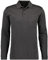 Ragman Herren Softknit-Polo Langarm, Anthrazit, 6XL
