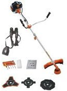Timberpro Combi 2-in-1 Motorsense 52 cm³ mit 1xDoppelfadenkopf und 3 *Zahn blatt.