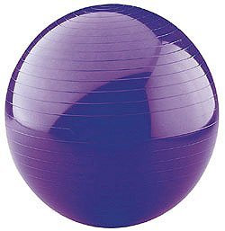 Ball Gymnastikball Sitzball Fitnessball Farben Größen wählbar Gummiball (lila, 65 cm)