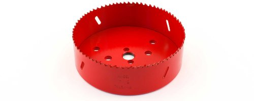 MPS 5133 HSS-Bi-Metall-Lochsäge für Holz/Metall, Ø 133 mm, rot