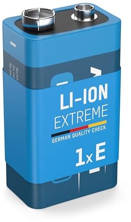 ANSMANN 5021023 9V Block Lithium 1,5V Batteria - 700% More Power