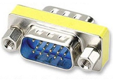Aptii 15pin VGA Gender Changer Adaptor Male to M dsub 15 pin