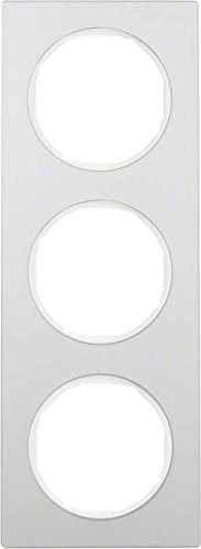 Marco 3E, R.3, aluminio/blanco, brillo
