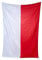 Fahnen Kössinger, Bannerfahne mit Hohlsaum, ohne Querstab, Fahne Bundesland Tirol, Bannerfahne ohne Wappen, hochwertiger Siebdruck, rot-weiß, erstklassige Verarbeitung, 80 x 200 cm, 1,6 m² Fläche