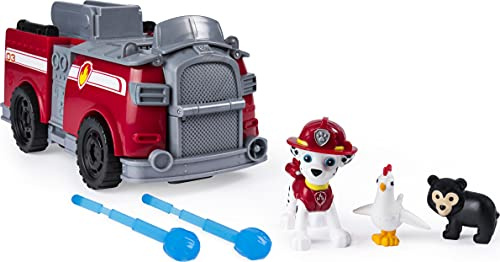 PAW Patrol Ride ‘n’ Rescue, Transforming 2-in-1 Playset and Truck (Marshall or Chase Character Ships at Random)
