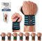 BLACKROX Handgelenkbandage Wrist Wraps Beast Killer 2x Handgelenkstütze Mann Frau Handgelenk Bandage für Sport, Fitness, Gym Bodybuilding powerlifting weightlifting kraftsport (Blau)