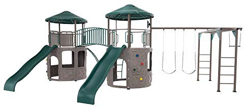 Lifetime 90966 Double Adventure Tower with Monkey Bars