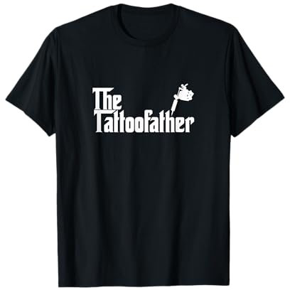The Tattoo Father Funny Tattoo Dad Gift Maglietta