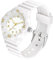 Uhren Damen Schwesternuhr Analog Sportuhr Silikon Armbanduhr Leuchtend 5 ATM Wasserdicht Leichte Uhr für Junge Mädchen Teenager Schwarz Gold Silber Blau Grün Rosa Violett Weiß Outdoor Watch Frauen