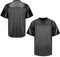 MESOSPERO Blanko-Fußballtrikot für Herren, 90er-Jahre, Hip-Hop, für Party, Training, Sport, T-Shirt, Schwarz, Weiß, Rot, Grün, S-3XL (blanko-schwarz, XL), #Blank-Schwarz, XL