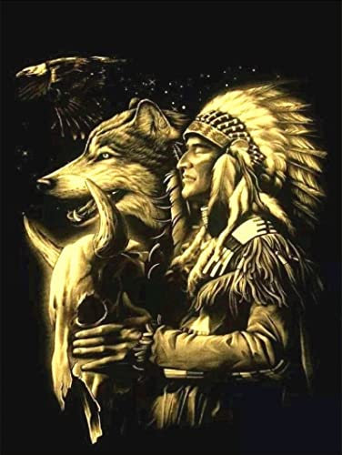 Puzzles for Adults 1500 Piece Indian Totem Wooden Puzzles-Puzzle Hands-on Game-Family Decoration (F7, 1500 Piece)