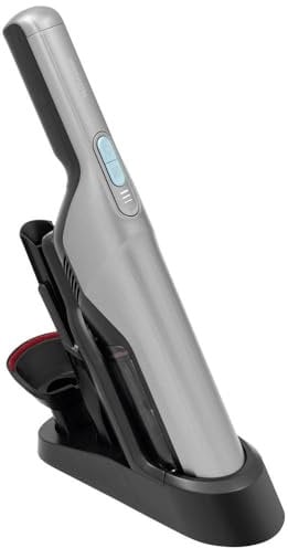 TechniSat TECHNIMAX AS Mini – Akku Handstaubsauger (bis zu 12000 Pa Saugleistung, ca 30 min Laufzeit, 200 ml Staubbehälter, 2in1 Düse, Bürstenaufsatz, Tischladestation, Akku 10,8 V, 560 g)