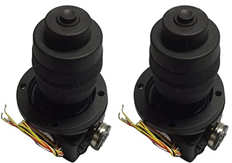 HDYS Joystick-Potentiometer, 4-Achsen, D400X, 5K Ohm, 4D mit Tasten-Joystick mit Nummer 12001297 5K, 2 Stück