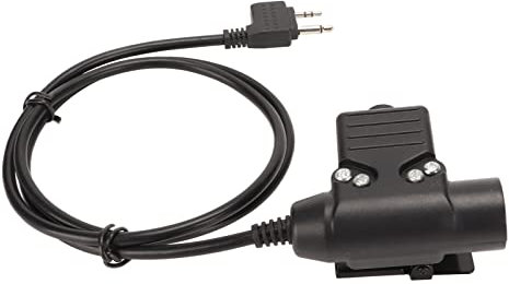U94 PTT Militäradapter, U94 PTT 2-poliger Freisprech-Push-to-Talk-Adapter für Alan für Midland Radio