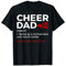 Lustiger Cheer Dad Definition Cheerleading T-Shirt