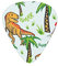 Gitarrenplektren Cute Rex Dino Graffiti Green Plektrum für E-Bass Gitarre Akustik Gitarre Liebhaber Geschenk 12 Stück mit Box