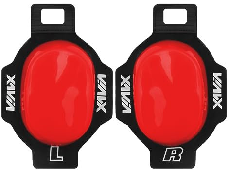 XAVIA Coppia Di Saponette Da Moto | Slider Ginocchia (Rosso)