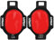 XAVIA Coppia Di Saponette Da Moto | Slider Ginocchia (Rosso)