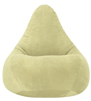 Loft 25 Gamer Recliner Bean Bag Chair | Indoor Living Room Adult Beanbag Seat | Soft Touch Ergonomically Designed Lounger | Comfy & Durable (Bean Bag, Green)
