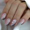 24 Pièces Saint-Valentin Faux Ongles French Court Carrés, Amour Coeur & Lignes Press on Nails, Ballerine Acrylique Ongles à Presser Artificiels Square Faux Ongles à Coller pour Femmes et Filles