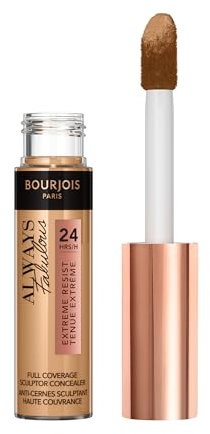 Bourjois Always Fabulous Concealer, 450 Sand, Flüssig, Halbmatt, 24h Halt, Hyaluronsäure, 10 ml