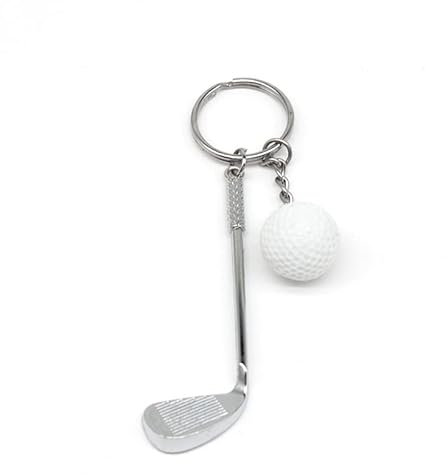 RFTWXHPN Porte-clés de golf pour homme et femme - Porte-clés amusant en forme de balle de golf pour papa, épouse, cadeau de Noël, d'anniversaire pour fils, grand-mère, cadeau pour amateur de golf