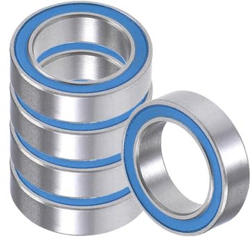Kozelo 5 Stück 6700-2RS Kugellager - [10x15x4mm] Chromstahl Blau Versiegelte Rillenkugellager für Maschinenanwendungen Industrielle Ausrüstung