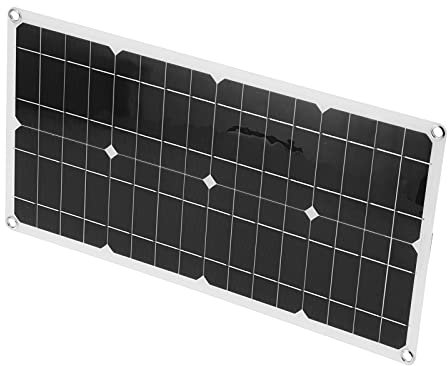 Placa de Carga Solar, Panel Solar, Cargador Solar, Puertos de Salida USB Duales para Cámaras de Seguridad, Computadoras Portátiles para Batería de Automóvil, Automóviles, Calle