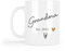 UNIQUEPGIFTS Grandma Mug 2025, New Grandparents Gifts, Christmas, Birthday, 11 Oz White