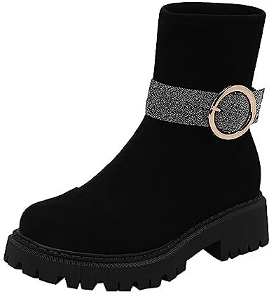 Stivali Bimba Stivali Donna Equitazione Womens Boot Stivali Texani Donna Polpaccio Largo Stivali Texani Stivaletti Estivi Donna Traforati Bassi Stivali da Donna Stivali Invernali