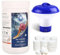1Kg Chlorine Tablets Slow Release with Floating Dispenser for All Hot Tubs, Swimming Pool, Spas Decontamination Cleaning Tablets 50 x 20g Kit