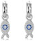 Fisch Creolen 925 Sterlingsilber Fisch Ohrringe Fisch Schmuck für Damen