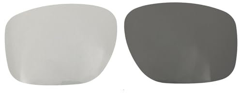 Wetnenss Verres de rechange pour Oakley Sliver OO9262 57 mm | Coupe asiatique argentée (AF)/1,5 mm polarisés/faciles à installer (Clear PHOTOCHROMIC)
