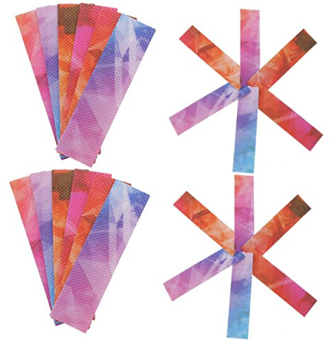 CAXUSD 24pezzi Adesive Sensoriali Stickers Antistress Texture Per e Stress Design e Riutilizzabile Adatte Per e Casa