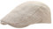 HIQIU Schiebermütze Herren Sommer, Unisex aus Leinen Flatcap Gatsby Efeu Hut Newsboy Hut Schirmmütze Barett Cap (DE/NL/SE/PL, Alphanumerisch, Einheitsgröße, M, Khaki)