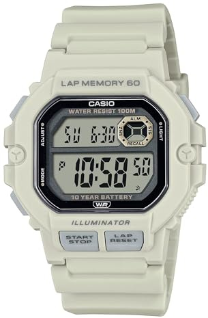 Casio Herren-Armbanduhr, analog, digital, Kunstharz, WS-1400H-8AVDF