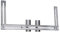 Sehuby Keyboard Shelf Runners Keyboard Drawer Tray Hardware Metal Drawer Runners for Underdesk Platform Shelf 350mm