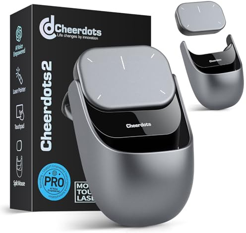 OIKKEI Wireless Productivity Mouse for Meetings & Presentations, Detachable Air Mouse with Recording, Transcription & Summary, Bluetooth Computer Mouse, Silver