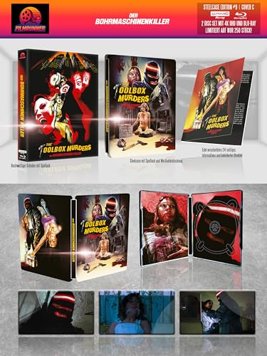 Der Bohrmaschinenkiller ( The Toolbox Murders ) 2-Disc Premium Steelcase Edition #9 Cover C 250 , 4K+BD