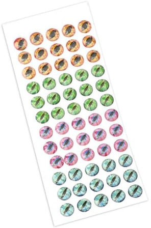 Generisch Fishing Lure Eyes - Adhesive Bait Stickers | 4D Realistic Lure Eyes with Strong Stickiness, Fishing Accessories for Beginner Dad Men Outdoor Water Lake River Sea Shore Freshwater