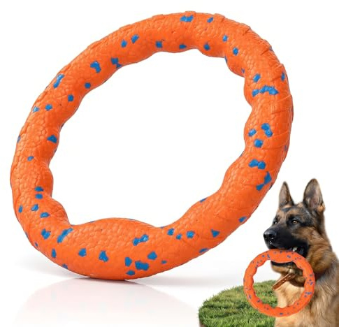 HRMGJH Frisbee Hund,Robust Und Langlebig Hundefrisbee Spielzeug,Hundekauringe,Wurfschalen,Schwimmende Trainingsringe FüR Hunde,Dog Spiel,Hundespielzeug,Hundespielzeug UnzerstöRbar