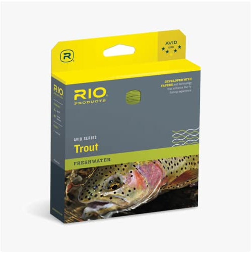 Rio Fly Angeln Fly Line Avid 24 'sinkend Spitze 250 gr. Angelschnur, schwarz/hellgelb