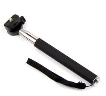 Selfie Stick - Traveller Monopod for Compact Digital Cameras, Action Cam - Works with Sony, Canon, Nikon, Panasonic and More - Wrist Strap Included - Range: 22 to 109 cm