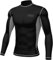 FDX Men's Super Thermal Compression Armour Base Layer Long Sleeve Cold Wear Top (Grey-M)