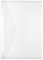 Herlitz 10657930 Dokumententasche A4 mit Druckknopfverschluss, 6 Stück, farblos