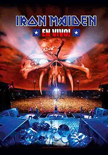 Iron Maiden - en Vivo - Postflaggen Flagge - Größe 75x110 cm