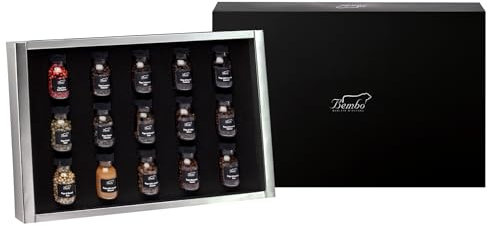 Pfeffer aus der Welt - Pfeffer Verkostung - Geschenk-Sortimentsbox 15 Pfeffer aus aller Welt