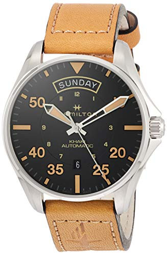 Hamilton Herren Analog Automatik Armbanduhr Khaki Aviation Swiss Made