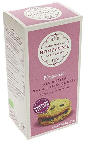Honeyrose All Butter Oat & Raisin Cookie 115g-6 Pack